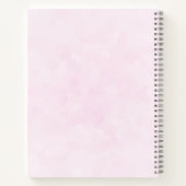 Niedliches Baby Bunny in einem Heart Blanket Gäste Notizblock (Rückseite)