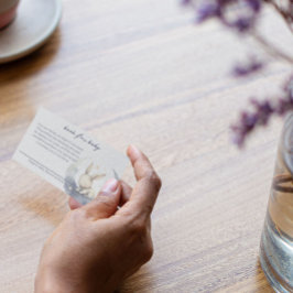 Niedliches Baby Bunny on Moon mit Sternenbüchern f Begleitkarte