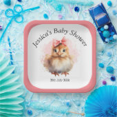 Niedliches Baby Chick Paper Plate Pappteller (Party)