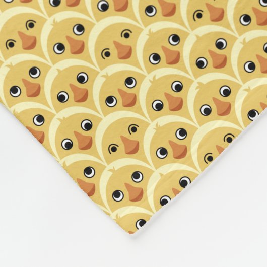 Niedliches Baby Chicks Muster Fleece Blanket (Ecke)