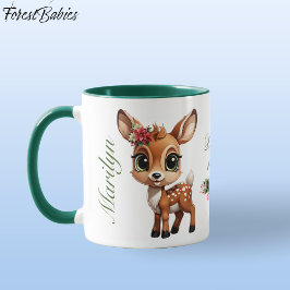 Niedliches Baby Deer, Fawn, 🦌 Hirsch 🎄 Tasse