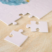 Niedliches Baby Deh mit Antlern und Blume Puzzle (Seite)