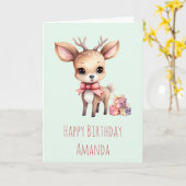 Niedliches Baby Deh mit Geschenken Geburtstag Karte (Gelbe Blume)