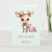 Niedliches Baby Deh mit Geschenken Geburtstag