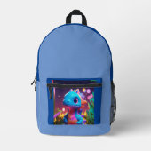 niedliches Baby Dinasaur Print Cut Sew Bag Bedruckter Rucksack (Vorderseite)