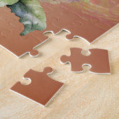 Niedliches Baby Dragon Ei auf Regenbogen Puzzle (Seite)