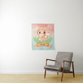 Niedliches Baby Dragon Wasserfarbband Wandteppich (Beispiel)