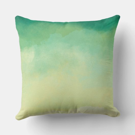 Niedliches Baby Dragon Wasserfarbenkissen Kissen (Rückseite)