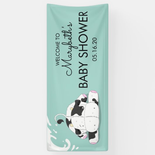 Niedliches Baby-Duschbanner Banner (Vertikal)