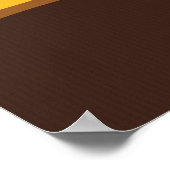 Niedliches Baby-Duschbanner Poster (Ecke)