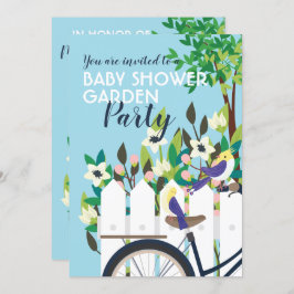 Niedliches Baby Dusche Garden Party Floral Einladu Einladung