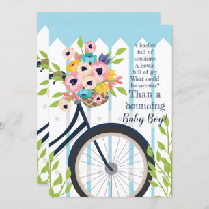 Niedliches Baby Dusche Garden Party Floral Einladu Einladung