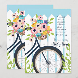 Niedliches Baby Duschgarten Party Blumenladen Einladung