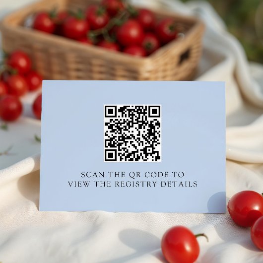 Niedliches Baby-Duschregister Begleitkarte