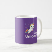 Niedliches Baby Einhorn Moderne Kaffeetasse (VorderseiteRechts)