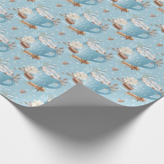 Niedliches Baby Es ist kaltes Outside Wrapping Pap Geschenkpapier (Ecke)