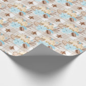 Niedliches Baby Es ist kaltes Outside Wrapping Pap Geschenkpapier (Ecke)