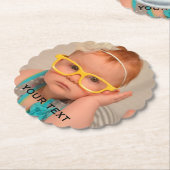 Niedliches Baby Family Foto Untersetzer (angewinkelt)