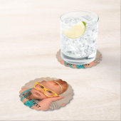 Niedliches Baby Family Foto Untersetzer (Vor Ort)