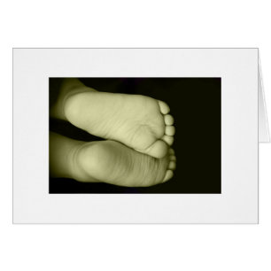 Niedliches Baby Feet Unisex Yellow Baby