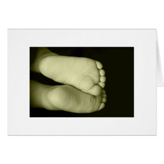 Niedliches Baby Feet Unisex Yellow Baby