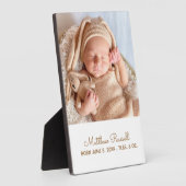 Niedliches Baby Foto Geburtsstaates Fotoplatte (Seite)