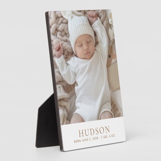 Niedliches Baby Foto Geburtsstaates Fotoplatte (Seite)