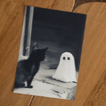 Niedliches Baby Ghost und Kitten Halloween Postkarte<br><div class="desc">Dieses Design wurde durch digitale Kunst erstellt und kann personalisiert werden, indem Sie auf den Knopf Anpassen klicken und die Farbe ändern, einen Namen, Initialen oder Ihre Lieblingssprache hinzufügen. Kontaktieren Sie mich unter colorflowcreations@gmail.com , wenn Sie dieses Design für ein anderes Produkt haben möchten. Sehen Sie mehr meiner Kreationen oder...</div>