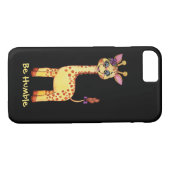 Niedliches Baby-Giraffe Case-Mate iPhone Hülle (Rückseite (Horizontal))