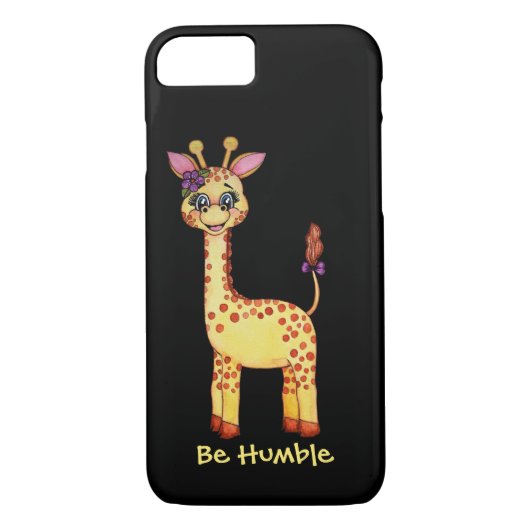 Niedliches Baby-Giraffe Case-Mate iPhone Hülle (Rückseite)