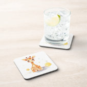 Niedliches Baby Giraffe Hard Plastic Untersetzer (Rechte Seite)