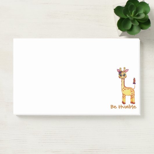 Niedliches Baby-Giraffe Post-it Klebezettel (Büro)