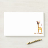 Niedliches Baby-Giraffe Post-it Klebezettel (Auf Schreibtisch)