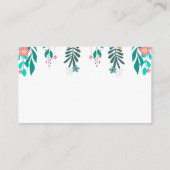 Niedliches Baby Giraffe Safari Bücher Anfrage für  Begleitkarte (Rückseite)