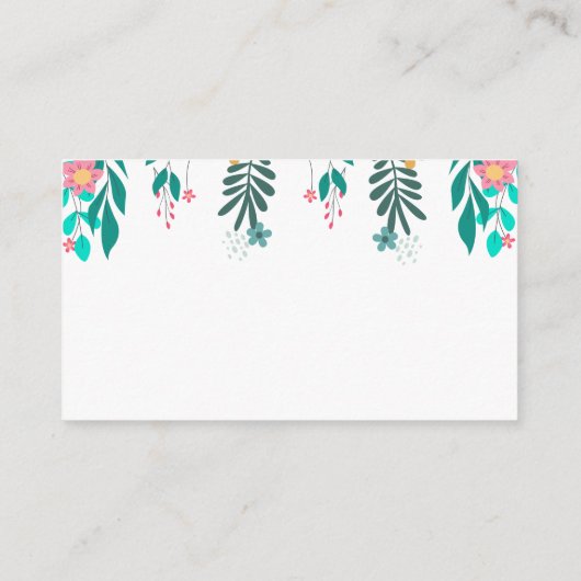 Niedliches Baby Giraffe Safari Bücher Anfrage für Begleitkarte (Rückseite)