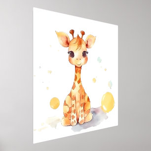Niedliches Baby-Giraffen-Folienprint Foliendrucke