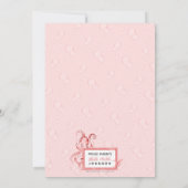 Niedliches Baby Girl Octopus Sea Life Ankündigung (Rückseite)