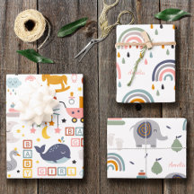 Niedliches Baby Girl Pink Muster mit Name Baby Dus