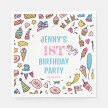 Niedliches Baby Girl vereint jedes Alter Geburtsta