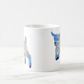 Niedliches Baby Goat Colorful Farm Animal Art Kaffeetasse (Mittel)