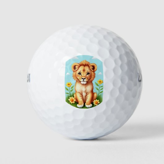 Niedliches Baby Golfball (Vorderseite)