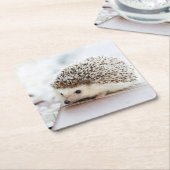 Niedliches Baby-Igel Tier Rechteckiger Pappuntersetzer (angewinkelt)