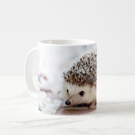 Niedliches Baby-Igels-Tier Kaffeetasse (Vorderseite Links)