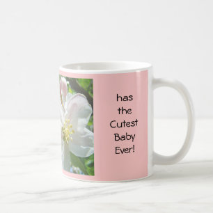 Niedliches Baby je! Kaffee Tasse Apple Blüten Blum