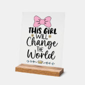 Niedliches Baby-Kinderzimmer Acrylschild (Winkel)