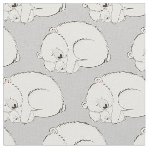 Niedliches Baby-Kinderzimmer-Dekor für Polar-Bären Stoff
