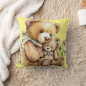 Niedliches Baby Kinderzimmer Kleinkind Teddy Bär G Kissen (Decke)