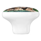 Niedliches Baby-Kinderzimmer-Leopard Keramikknauf (Seitenansicht)