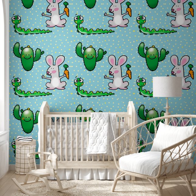niedliches Baby-Kinderzimmer Tapete (Kinder)