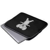 Niedliches Baby Koala mit Lächeln Stehend Laptopschutzhülle (Vorne Knopf)